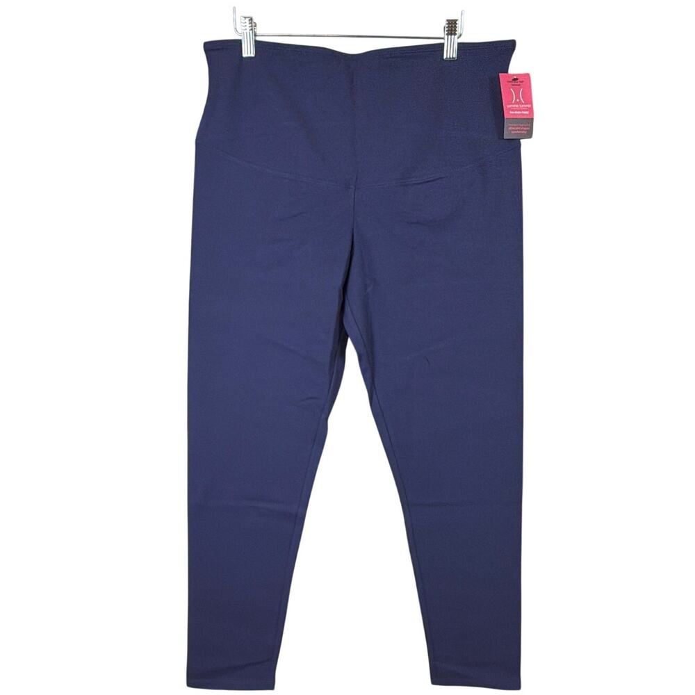 NWT Yummie Tummie Purple Long Athletic Pants Size 2X